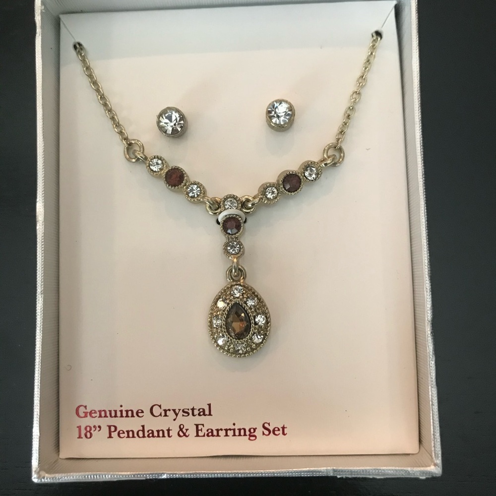 18” Pendant & Earring Set